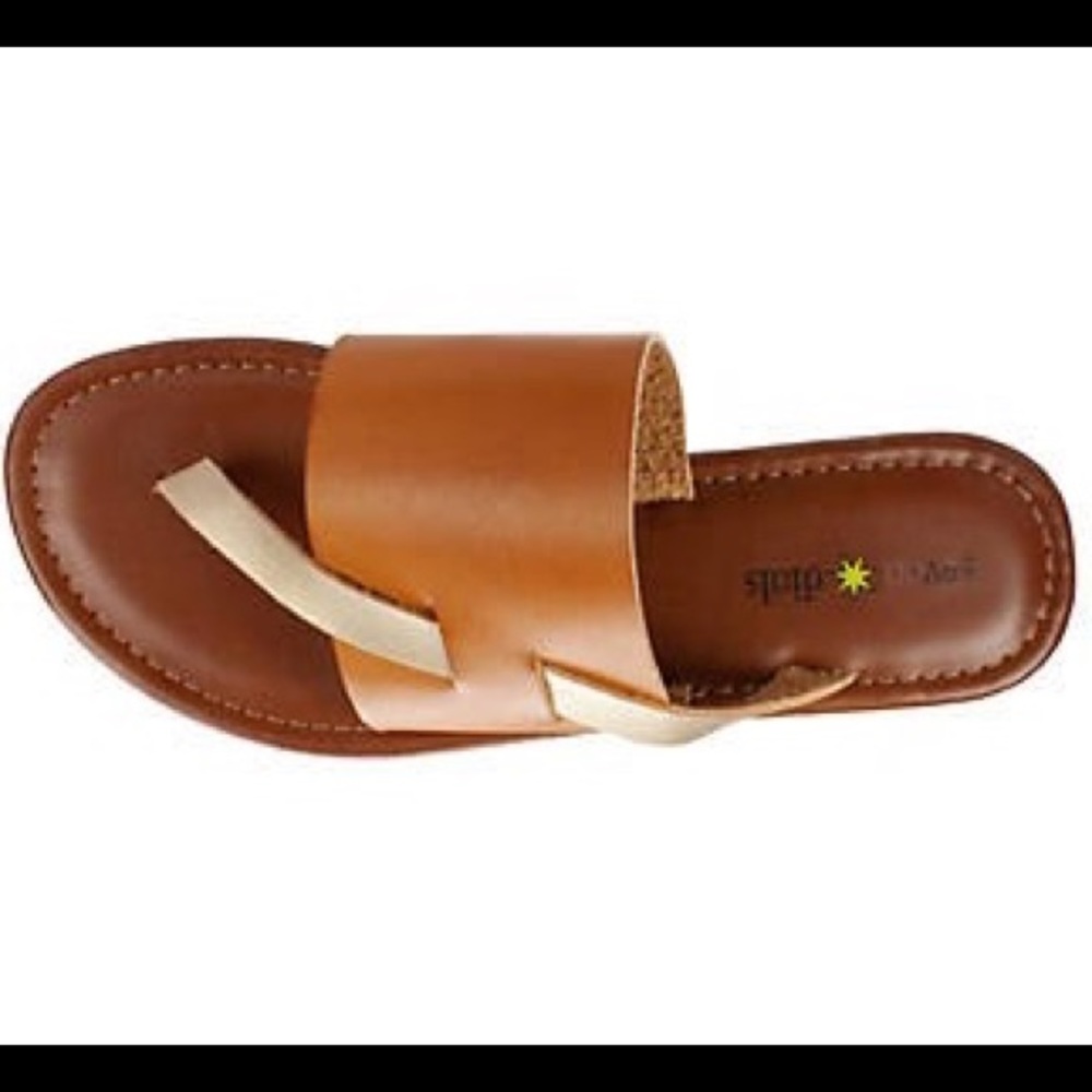 Seven Dials Seagrove Sandals NWT New in Box Tan - Picture 4 of 8